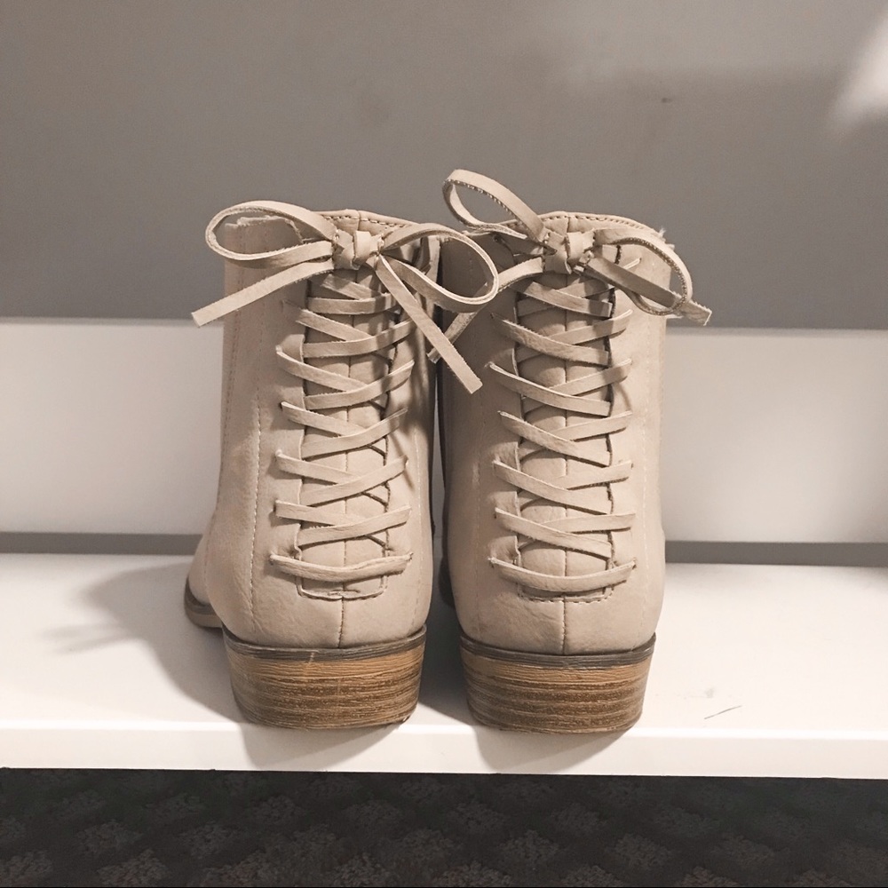 Grey Booties (with bow)